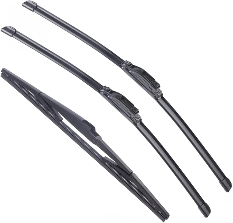 Palhetas do limpador de para-brisa Sumdcmy para Lexus RX350 e RX450h 2010–2015 – 3 peças
