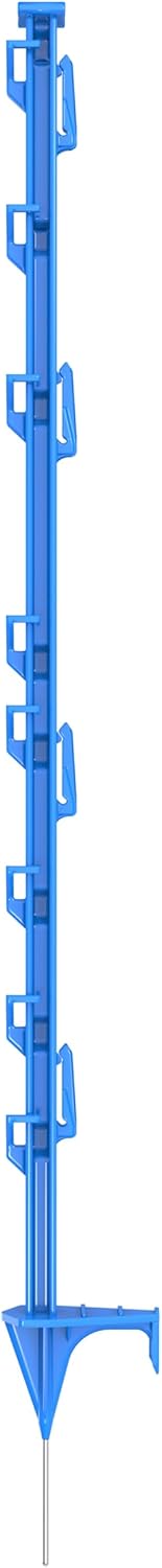 O’Briens Treadline Step-in Electric Fence Posts | 50 Pack 43" H-Profile Posts with Galvanized Steel Stake | Heavy-Duty Step-in Electric Fence Posts for Livestock Gardens Temporary Boundaries