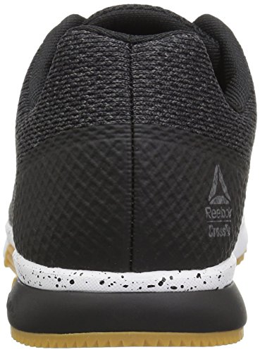 Reebok Men's R CROSSFIT Speed TR 2.0 D Sneaker, Black/Black Reflective/White/Gum/Ash Grey, 11 M US