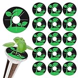 Oliz 105PCS Seed Pod Label Stickers, Hydroponic Growing System Grow Baskets Round Peel Labels for Plant Seedlings Growth Recording
