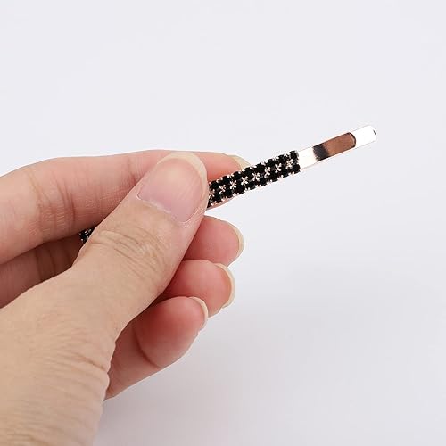 Miniatura 4 de 18 pinzas para el cabello con diamantes de imitación, pinzas para el cabello brillantes, accesorios decorativos para mujeres y niñas