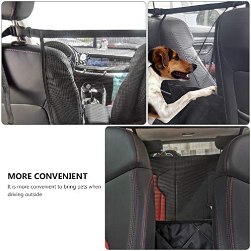 POPETPOP Barreira Pet CÃ£o Carro Rede Barreira 14. 7 X 26. 7 Polegadas Auto Safety Mesh Mesh Do Asse
