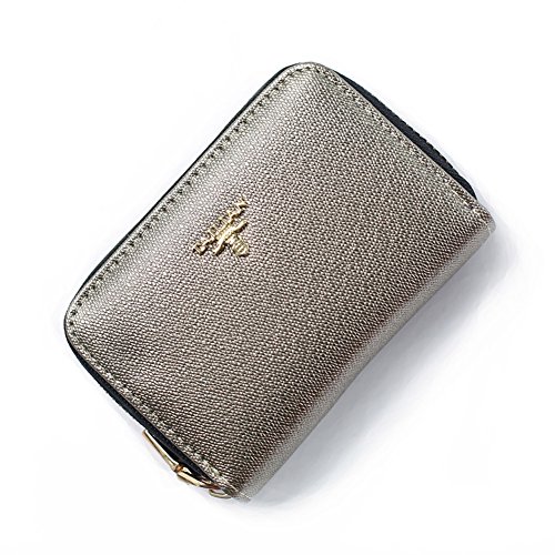 Sac carte court pour dames avec fermeture éclair stylée Fashion A
