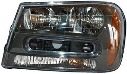 TYC Conjunto de faro delantero izquierdo compatible con Chevrolet Trail Blazer 2002-2009 TYC Conjunto de faro delantero izquierdo compatible con Chevrolet Trail Blazer 2002-2009