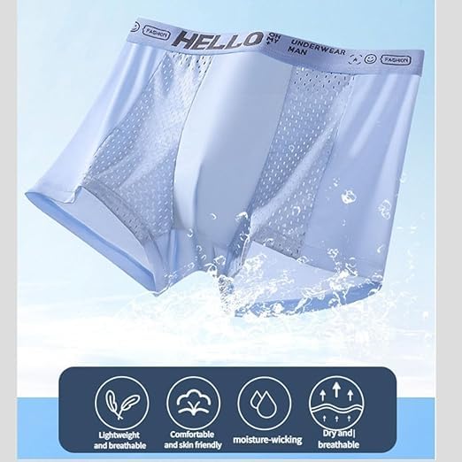 2025 New Hello Ice Underwear for Men, Hello Underwear for Men, Mens Cooling Underwears for Travel Gym Workout3