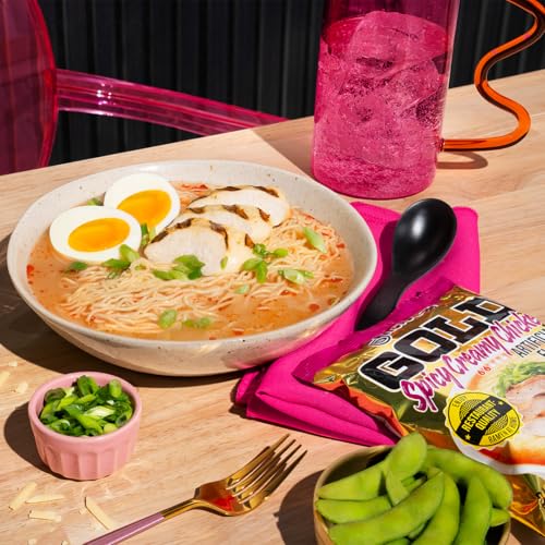 Image of Maruchan Gold Ramen Noodle Soup, Spicy Creamy Chicken Flavor - Restaurant Quality Japanese-Style Instant Noodles, Quick & Easy Meal - 3.34 Oz. (5 Pack)