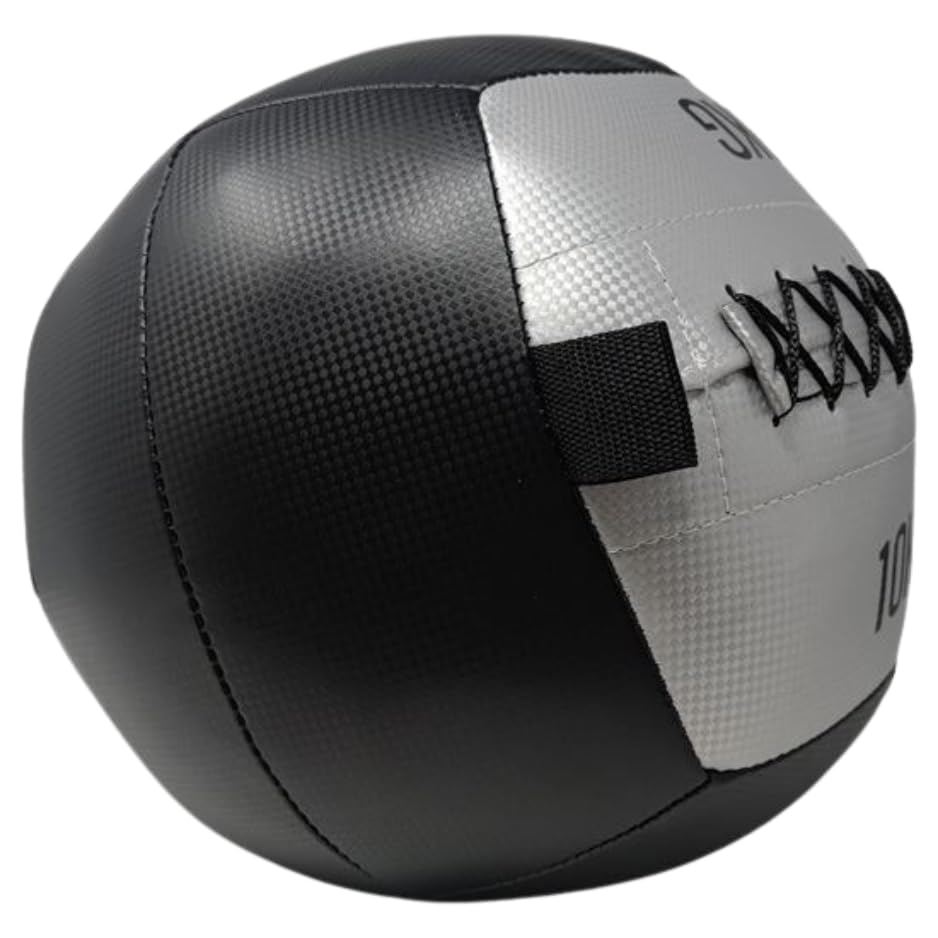 Palla Medica 10 Kg, Palla Palestra e Home Gym Wall ball Ecopelle, Slam Ball, Fitness Palla per Esercizi e Allenamento funzionale, Home Fitness