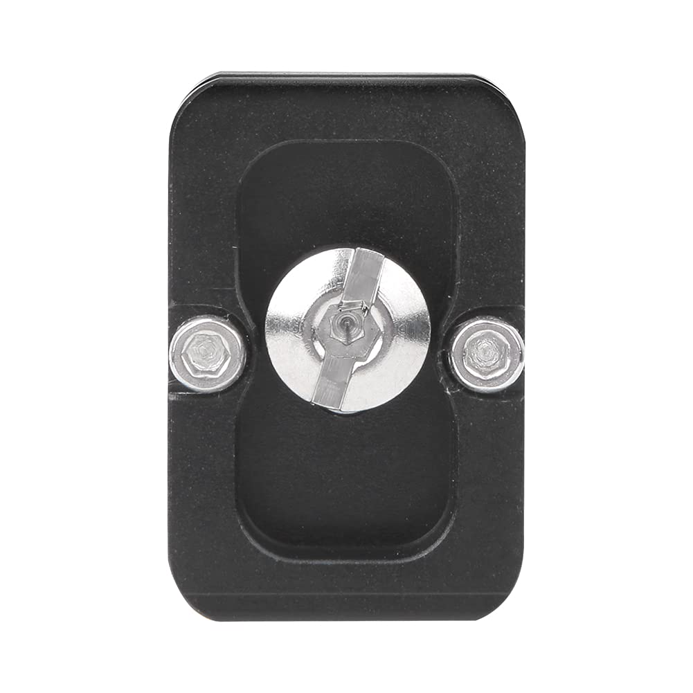 PU25 Mini Quick Release Plate with 1/4 inch Screw Mount for Tripod Ball Head Monopod Accessory