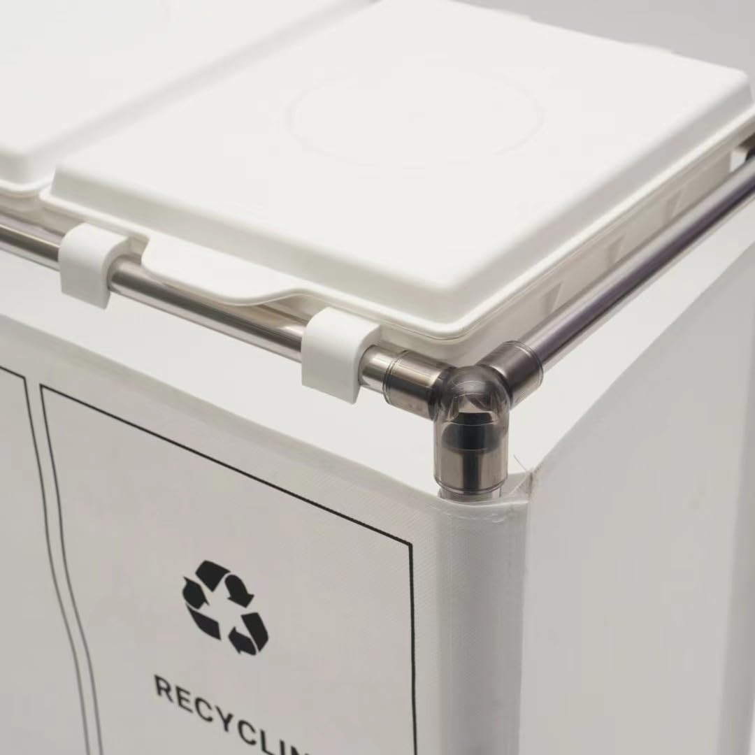 ゴミ袋ホルダー 3分別*30L ゴミ箱 ふた付き レジ袋を隠すゴミ袋スタンド 90L大容量 キャスター付きダストボックス Amazon｜ゴミ袋ホルダー 3分別*30L ゴミ箱 ふた付き レジ袋を隠すゴミ