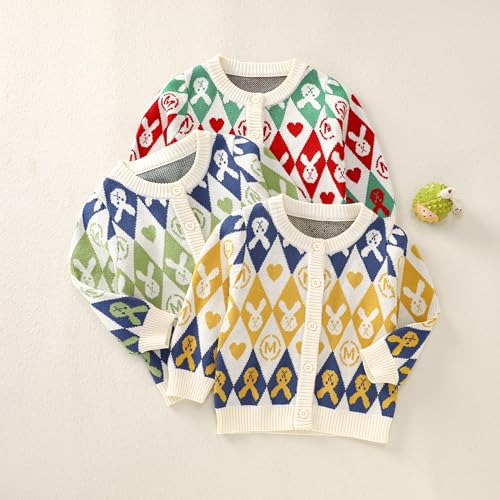 Baby Sweater Fall and Winter Knitted Cotton line Jacket Men and Women Cardigan Newborn Girls Clothing3