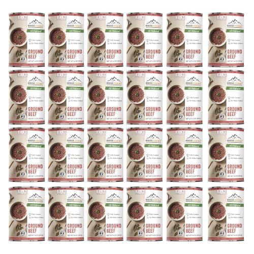 Mountain Essentials Ground Beef cans