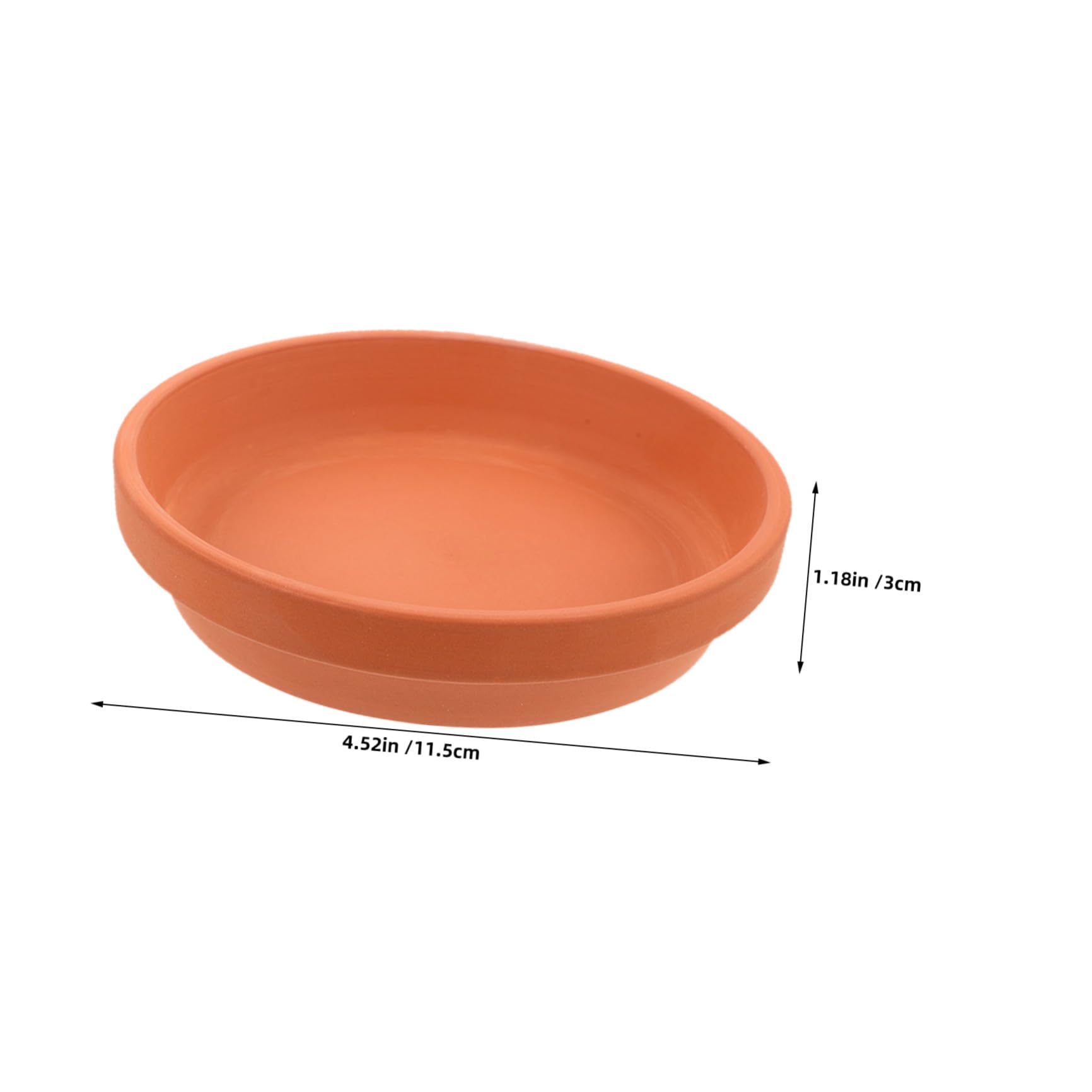 Toddmomy 12 Pezzi Sottovaso Rotondo in Terracotta per Vasi di Piante, Raccoglitore d'Acqua Elegante e Resistente, per Davanzali e Tavoli, Previene Accumulo di umidità