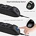 ECHTPower Cargador Mando PS4, Estación de Carga USB, Protección Inteligente con LED...