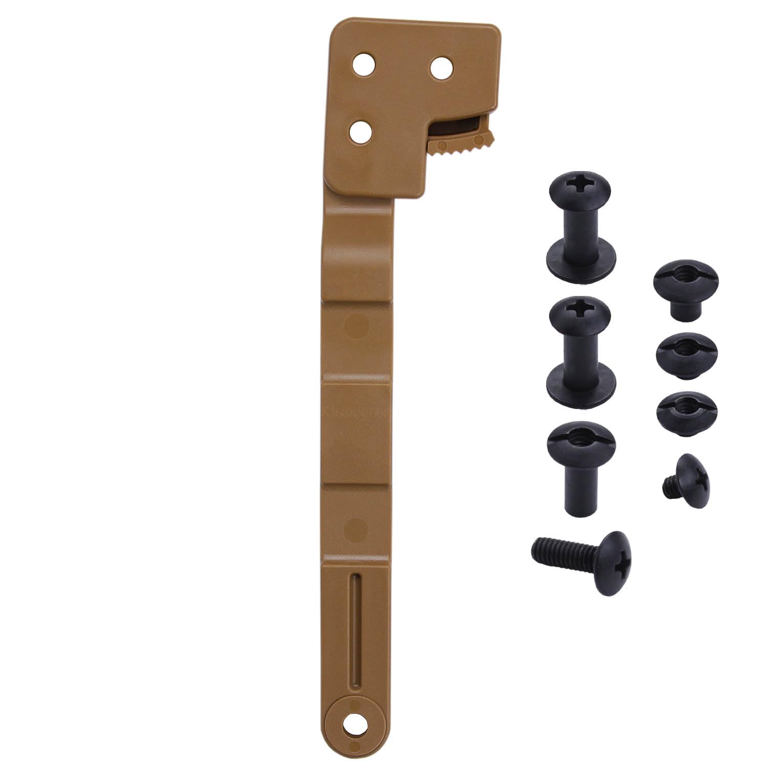 Fondina di ritenzione livello 2, kit cappa TRS livello II, (nero o marrone coyote) – (prodotta negli Stati Uniti) – (scegliere l'orientamento di trasporto sotto)