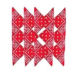 dreieckstuch stricken anleitung youtube Material: 100% Baumwolle gemustert (Paisley-Druck),14 stück rot Bandana Halstuch Baumwolle