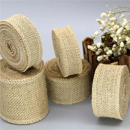 Ruban de jute naturel 5m pour réussir vos emballages et décors sans effilocher