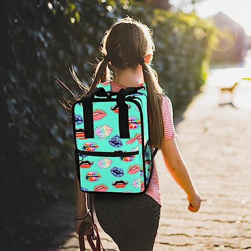 Sac à dos garçons 35cm multicolore avec sangles ajustables pour l'école