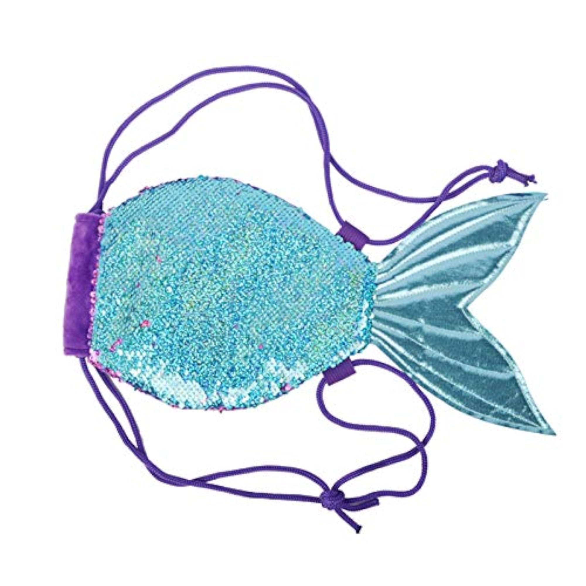 Creative Plush Bling Drawstring Backpack