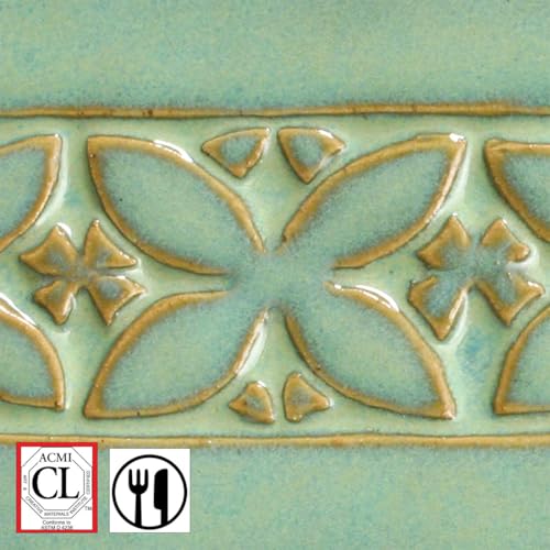AMACO Potter's Choice High Fire Glaze Textured Turquoise