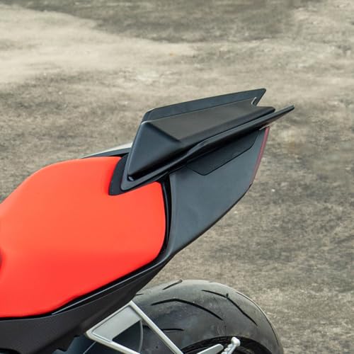 TaTonCycle Capot de Siège solo de Moto Passager Housse de Siège Arrière Carénage bosse Section Arrière pour Apr-ilia Tuono660 Tuono 660 RS660 RS 660 2020-2024 RSV4 RS V4 2021-2024 (Noir mat)