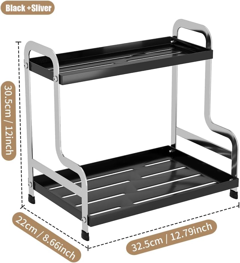 KISKIS Coffee Mug Cup Holder Space Saving 2-Tier