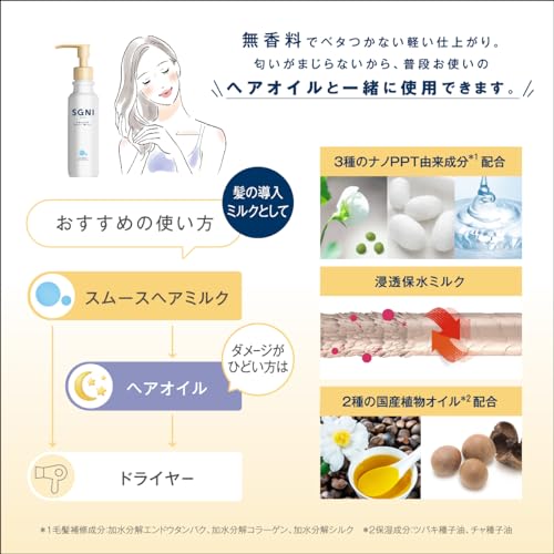 スグニ SGNI スムースヘアミルク 145g の商品画像 4