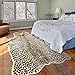 WARM HAVEN Cheetah Print Rug, Leopard Rug 5.2x7 Faux Animal Print Skin Cheetah Area Rug for Bedroom Living Room Animal Fur Hide Rustic Antelope Multicolor