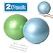 DGCUS 2 Mini Exercise Balls - 9 Inch Small Bender Ball for Stability, Barre, Pilates, Yoga, Core Training and Physical Therapy