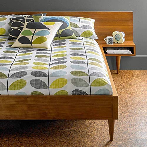 Orla Kiely Gribouillage Tige Mer Herbe / Canard : Housewife Taie - 2 par Paquet