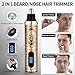 Roziapro Professional Hair Clippers for Men, Hair Trimmer for Haircut Cordless Hair Clippers Set with Rechargeable Nose Hair Trimmer, Gifts for Men (Gold)