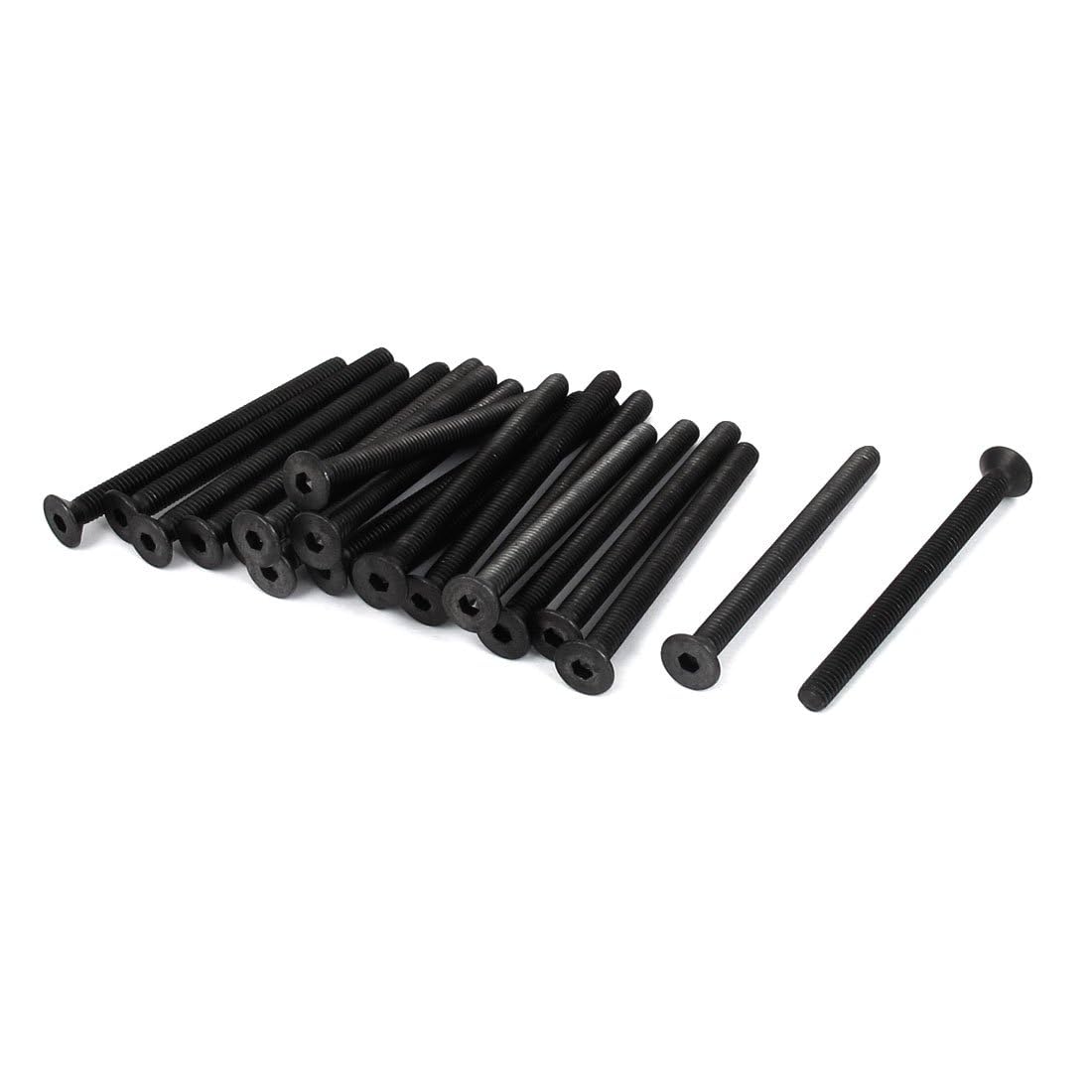 TA-VIGOR 20Pcs Hex Socket Countersunk Head Screw Bolts