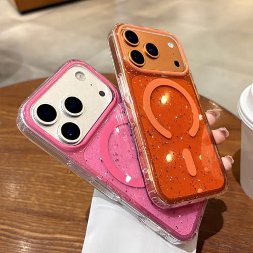 Coque Violet Clair iPhone 14 Paillettes Chargement sans Fil - 6