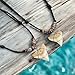 BlueRica Shark Tooth on Adjustable Black Cord Necklace (3U)