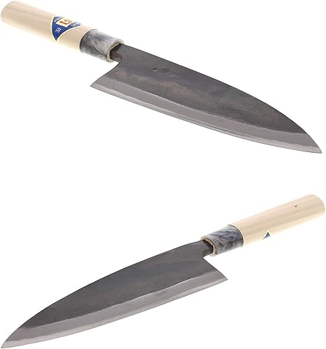 Miniatura 76 de Centro de distribución Tosa Hamono, cuchillo Tosa, Uchi negro, cuchillo Funayuki, acero blanco, No. 1 5.9 pulgadas (5.906 in)