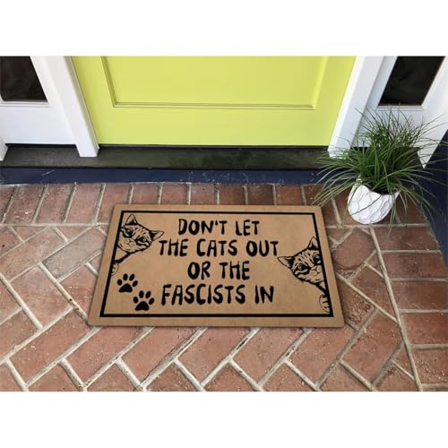 Image of Funny Welcome Doormat Home Decor Rugs for Entrance Way Indoor Anti-Slip Rubber Back 30x18inch Front Porch Mats for House Warming (Don