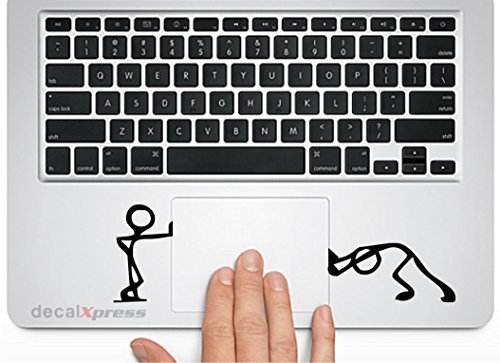 JeeJayEnterprise CUTE CARTOON PUSHING AND STANDING TRACKPAD / KEYPAD / PALM REST VINYL