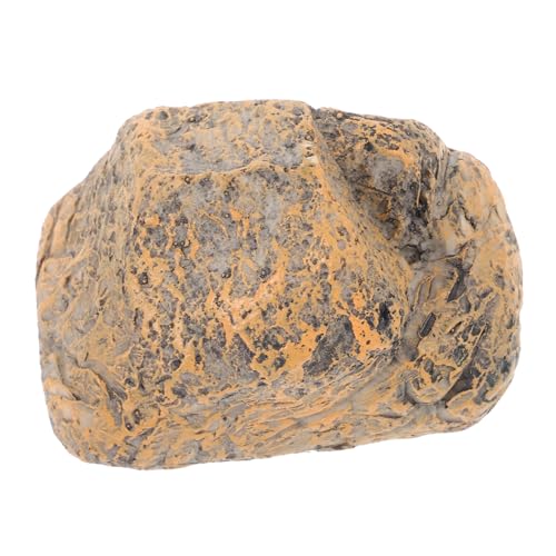 Toddmomy Caja De Llaves De Piedra Simulada Para Exteriores Guardallaves De Resina Forma De Piedra Decoración De Patio Ocultador De Llaves Para Jardín