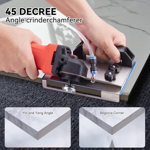 Herramienta para biselar azulejos a 45 grados y accesorio amoladora angular de corte limpio 3