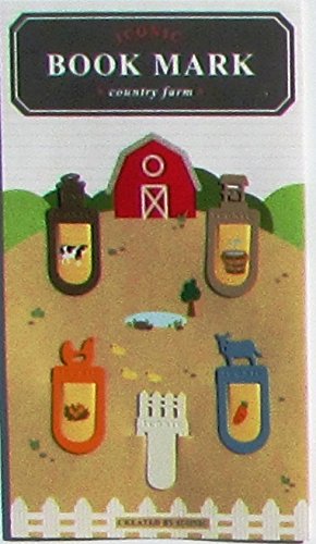 Iconic Mini Steel Bookmarks - FARM (Set of 5)