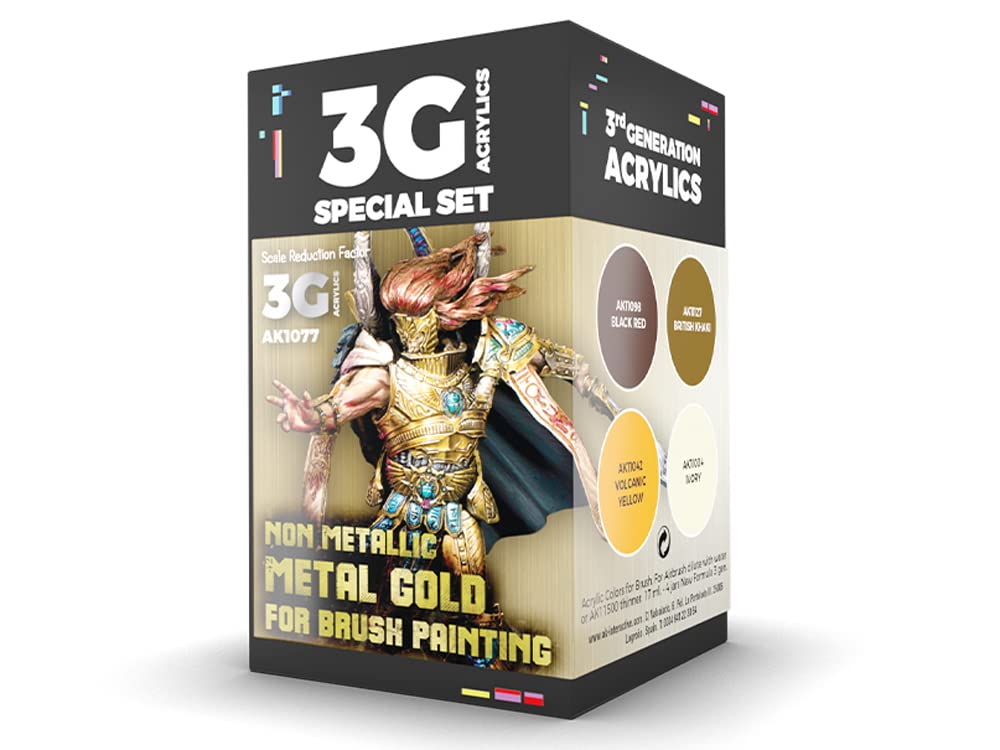 Amazon.com: AK-Interactive Non Metallic Metal Gold : Arts, Crafts