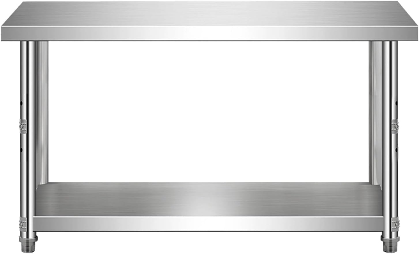 Stainless Steel Table, Top Preperation Countertop Stainless Steel Work Table, Commercial Stainless Steel Prep Table Bench Top, for Commercial and Home(80x40x80cm)