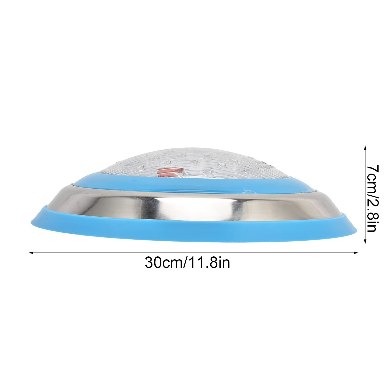 Sxhlseller LED Unterwasserleuchte für Schwimmbecken, IP68 Wasserdicht, 54W (5400LM) AC12V, Edelstahl Außenwandlampe für Hotel, Aquarium, Pool