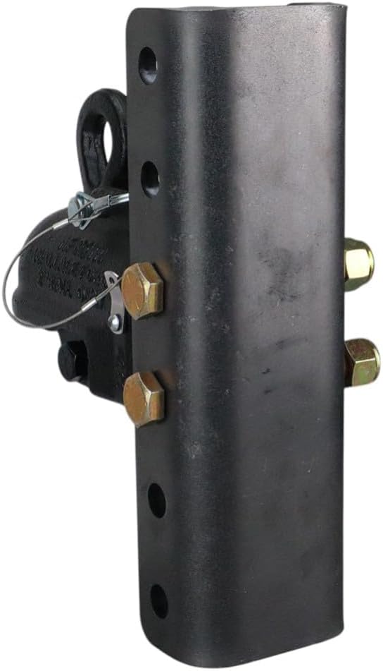 Wallace Auto Locking Trailer Coupler 2" Ball & 5-Position Weld-On Vertical Channel - 12K