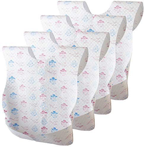 20 Baberos Desechables Impermeables Bebés Recién Nacidos