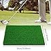 Aymzbd Golf Hitting Mat, Golf Swing Realistic Wear Resistant, Practice Mat for Garage, Parks, Outdoor Garden, 20cmx50cm