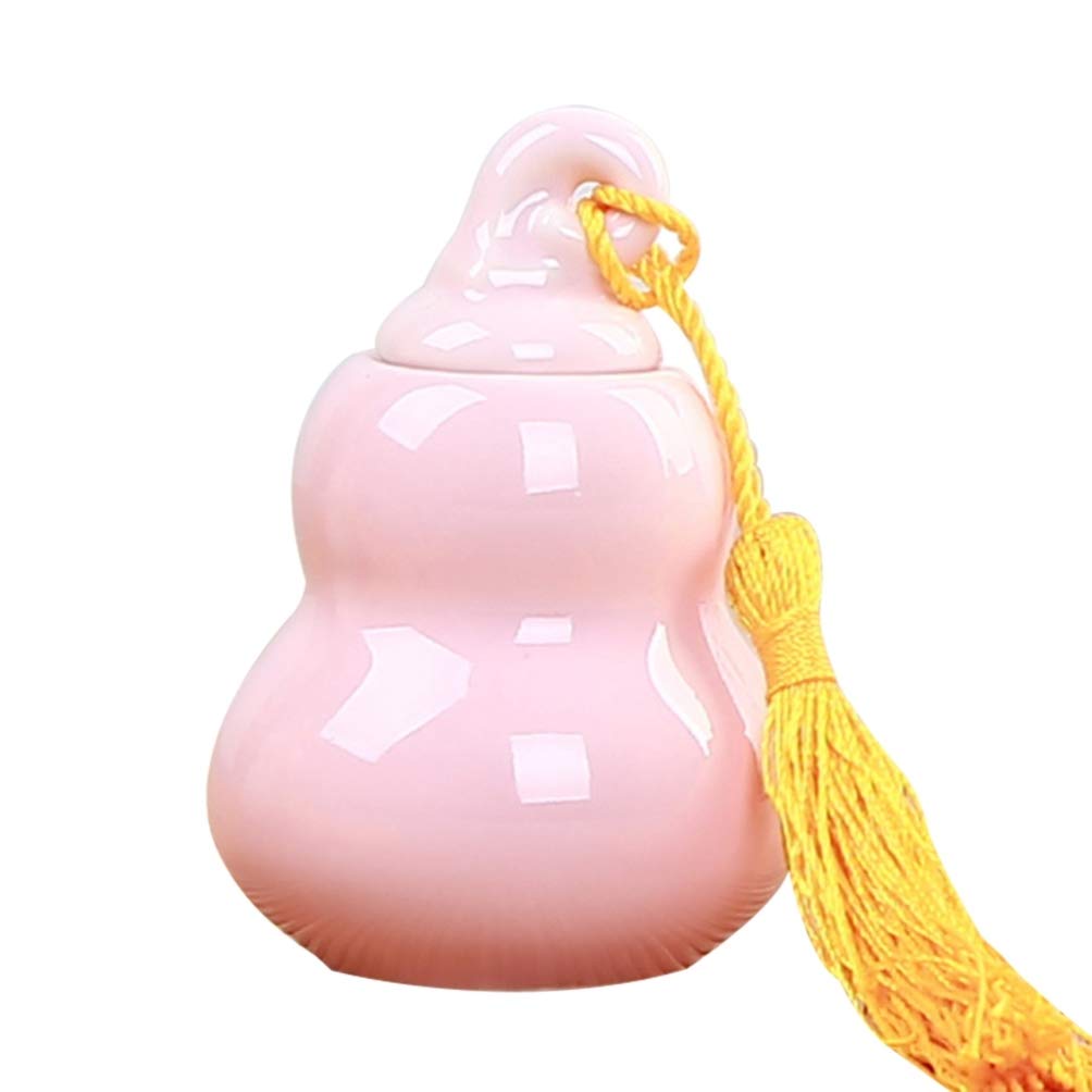 Mini Bottle Powder Bottle Gourd Shape Bottle Ceramic Jar Tea Jar