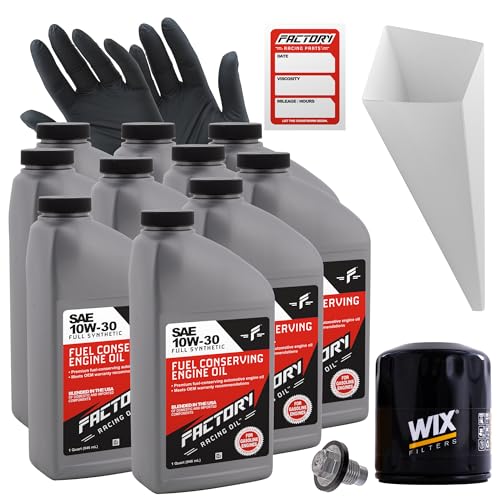 Kit de cambio de aceite 10W-30 kit completo 10 cuartos