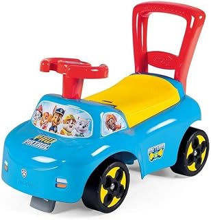 Smoby - Pat'Patrouille - Porteur Auto - Fonction Trotteur - pour Enfant Dès 10 Mois - Coffre à Jouets - 720531