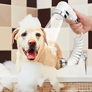 ZCONIEY Sink Faucet Sprayer Attachment, Shower Head Attaches to Tub Faucet, Dog Bathing Hose Shower Set for Laundry Bathroom Kitchen ZCONIEY Sink Faucet Sprayer Attachment Shower Head Attaches to Tub Faucet Dog Bathing Hose Shower Set for Laundry Bathroom Kitchen