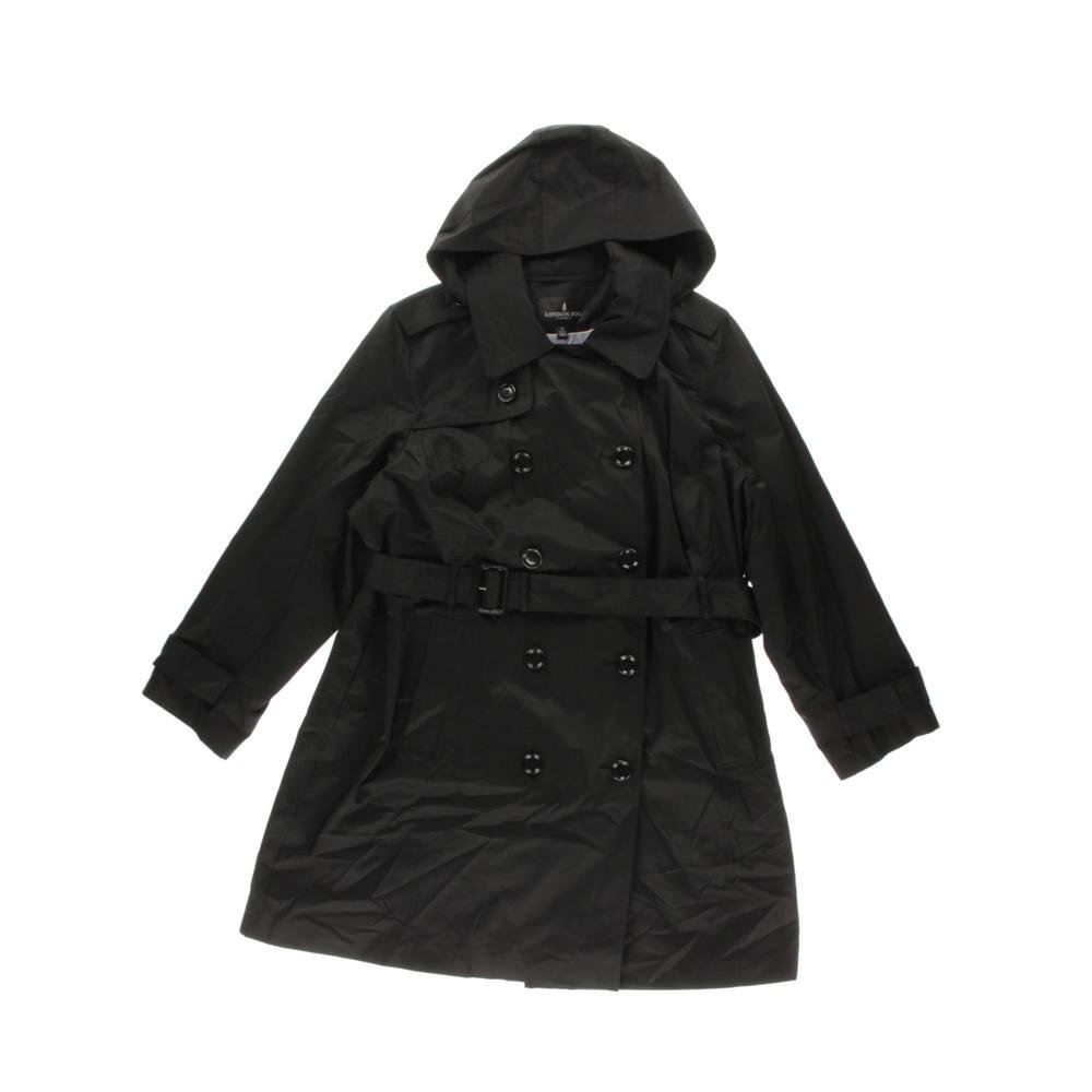 London Fog Womens Plus Size Double Breasted Classic Trench Coat
